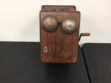 Western Electric Oak Wall Box