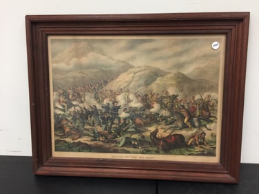 Battle of The Big Horn Print
