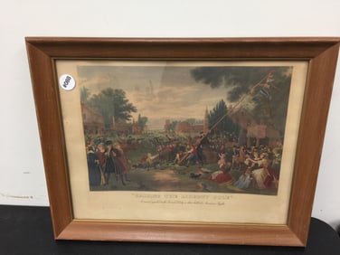 Currier & Ives Print