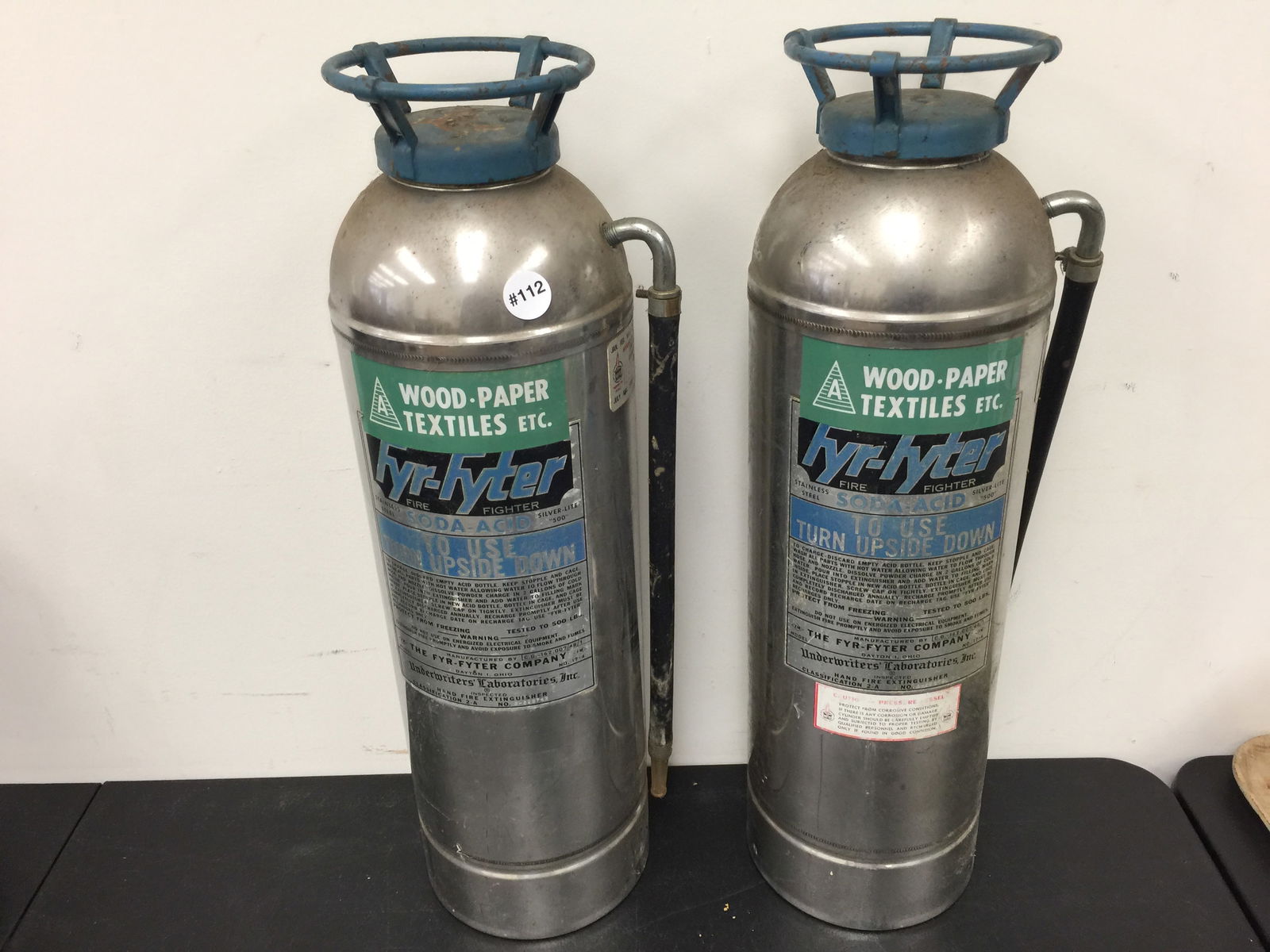 2 Vintage Fire Extinguishers (1 of 3)