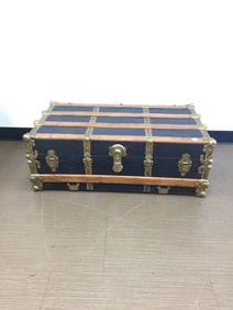Antique Flat Top Trunk