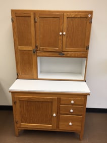 Antique Oak Hoosier Cabinet