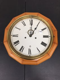 Seth Thomas Drop Octagon Wall Clock