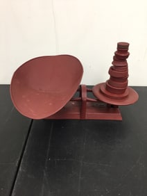 Antique Scale w/ Weights