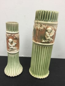 Roseville Donatello Vases (2)
