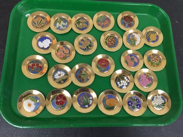 Grouping of Franklin Mint Language of Flowers