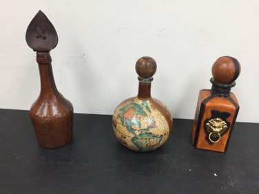 MCM Leather Wrapped Decor