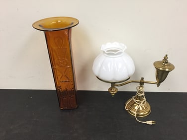 Lamp & Blenko Vase