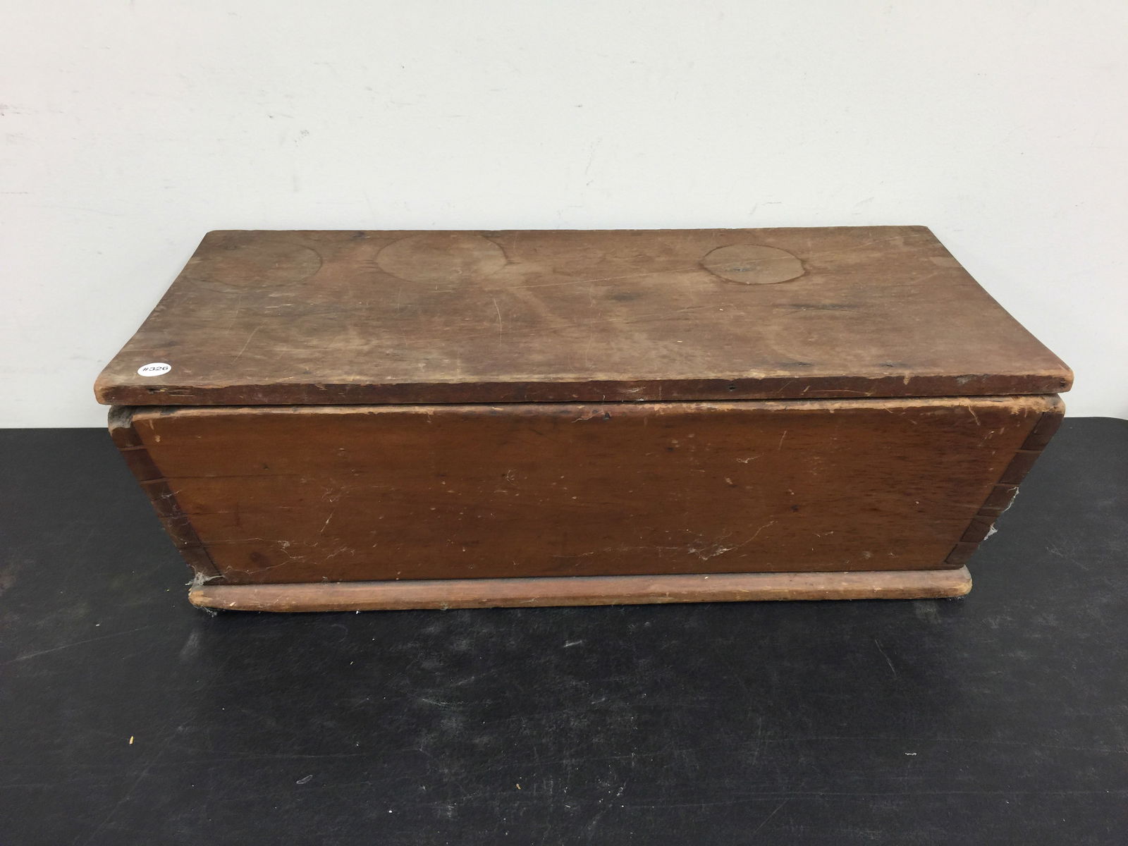 Primitive Dovetail Dough Box (1 of 4)