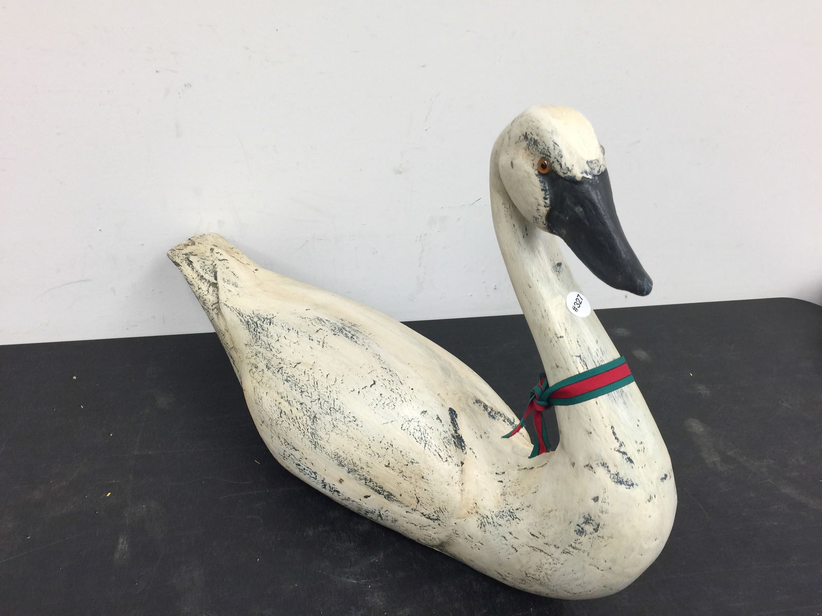 Folk Art Style Swan: Hollow body. 28" x 20".