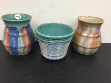 3 Pcs Vintage Hull Pottery
