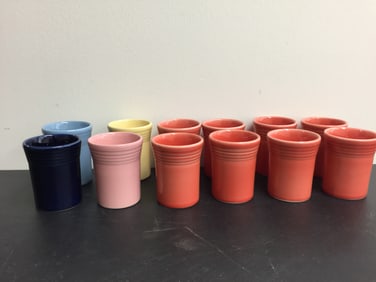 12 Fiesta Juice Tumblers