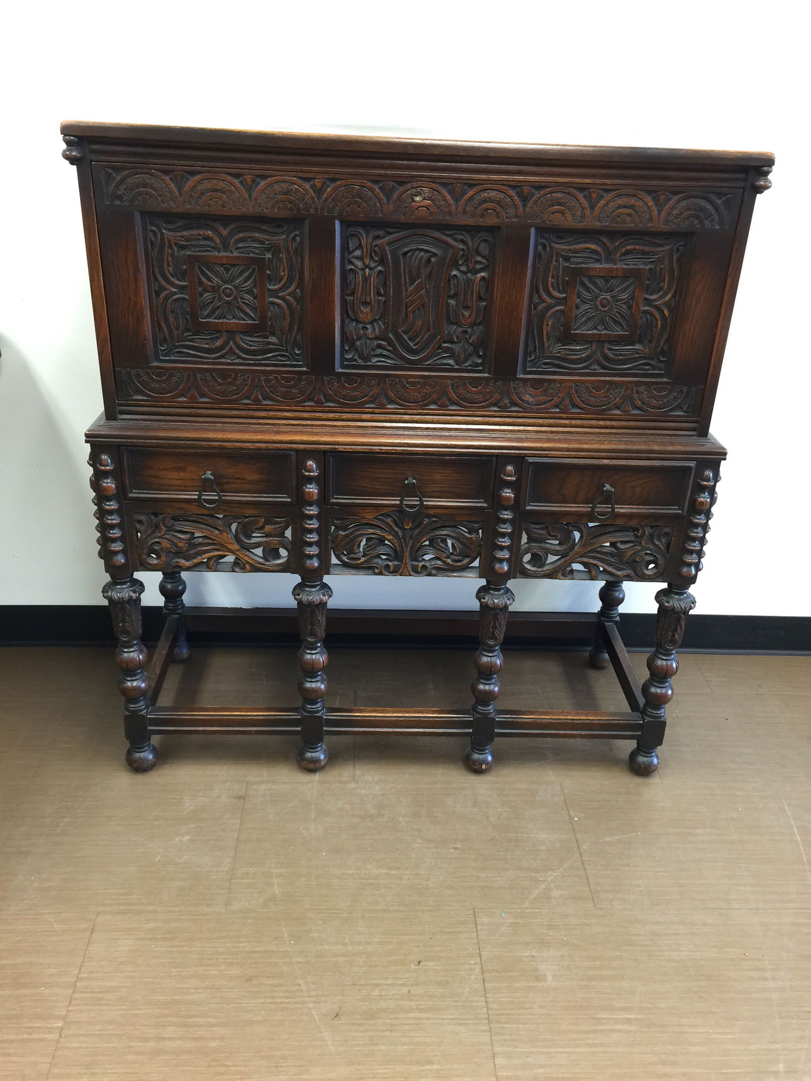 Antique Oak Lifetime Desk (1 of 11)