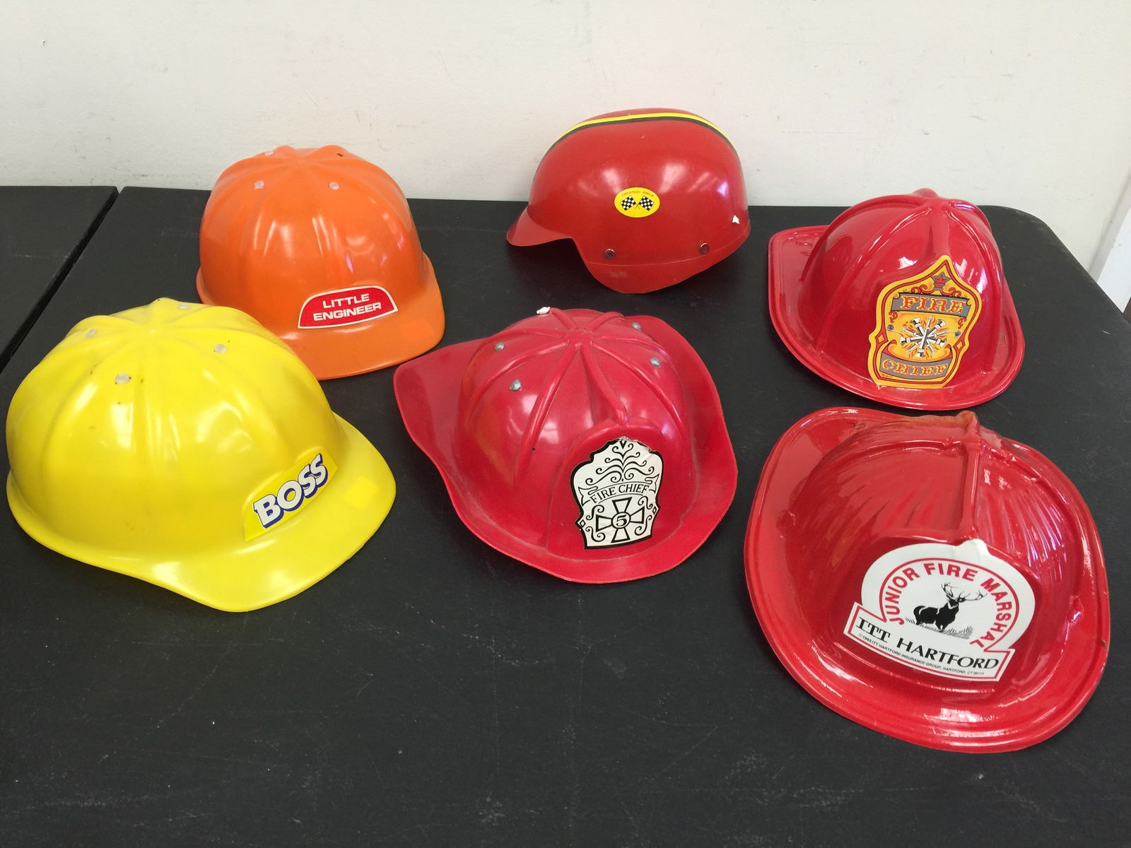 Selection of Vintage Childrens Helmets (1 of 4)