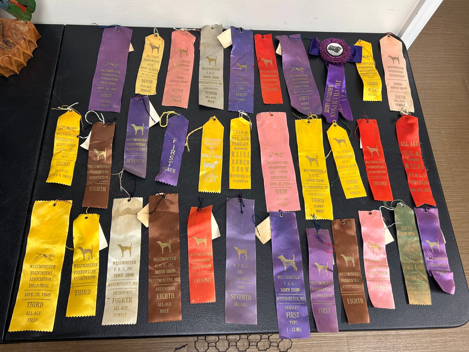 Vintage Animal Show Ribbons: from the 1950's, 60's, 70's