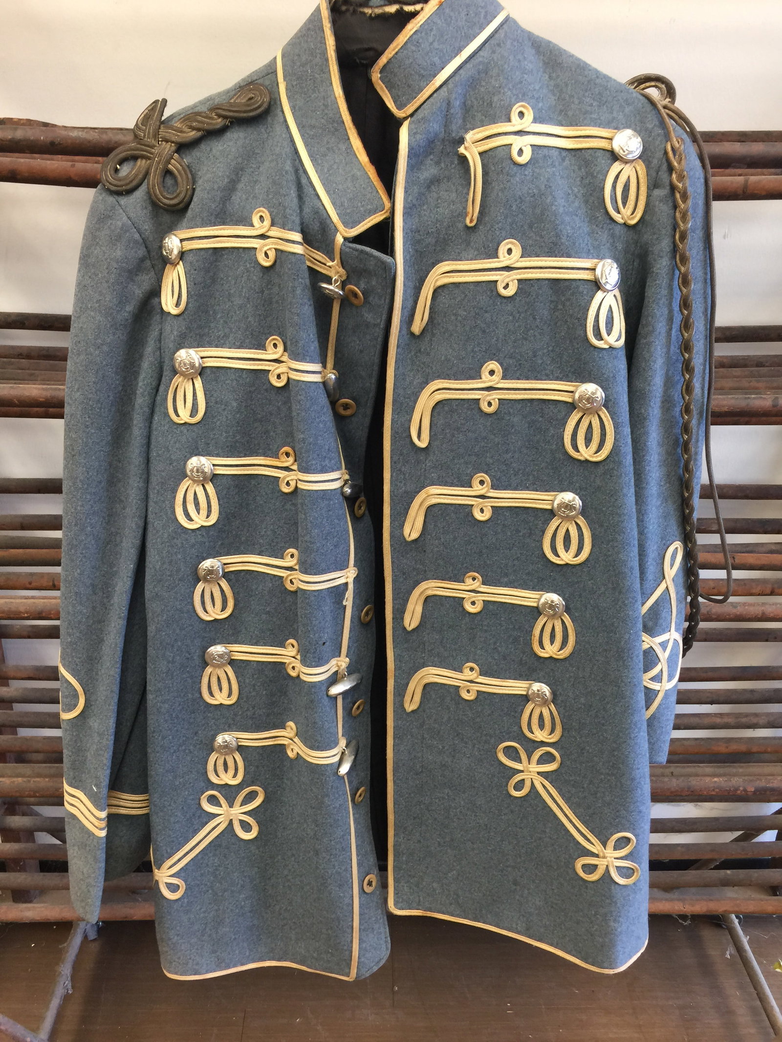 Imperial German Hussars Attila Dress Jacket: jacket 32"L, pre 1914.