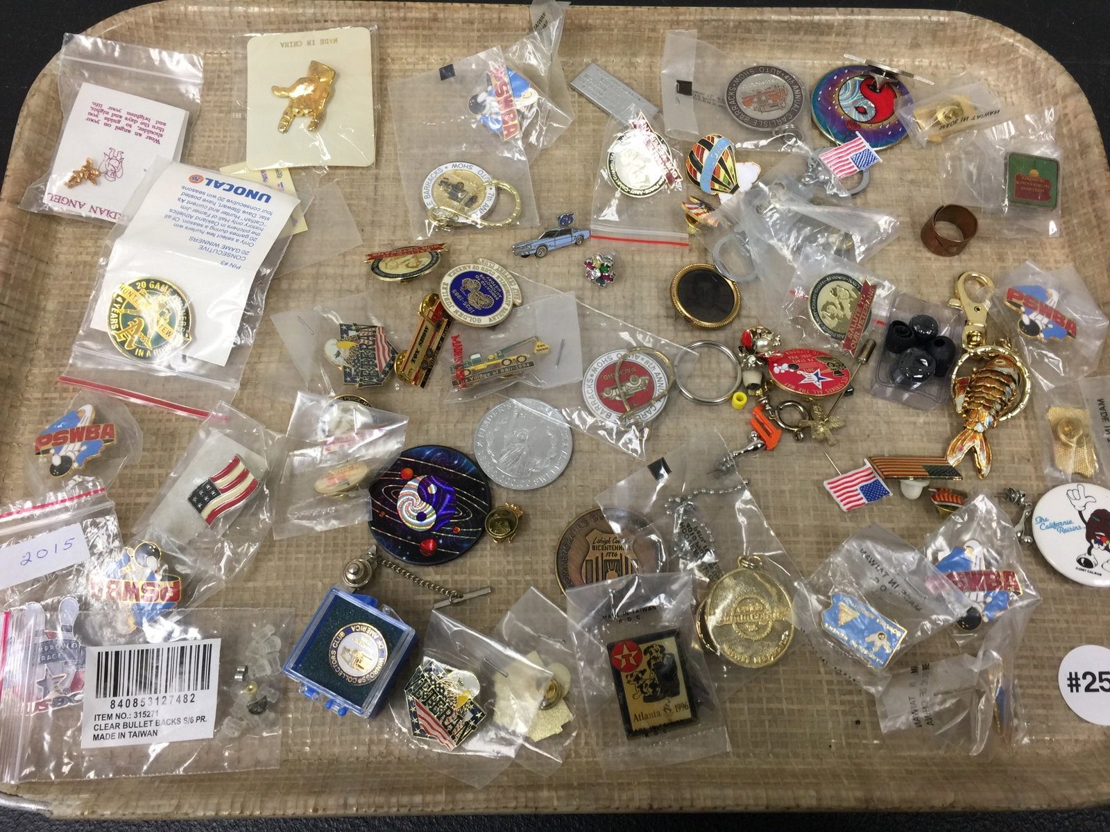 Pins Plus: assorted pins and more.