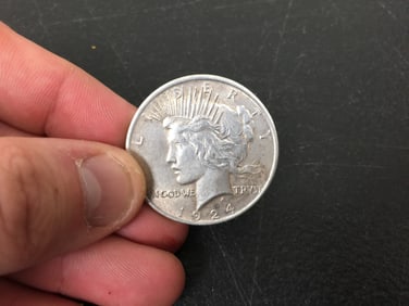 1924 US Peace Silver Dollar
