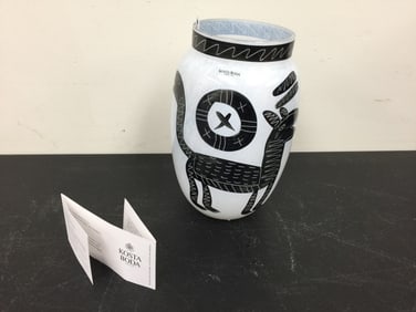 Ulrica Hydman for Kosta Boda "Caramba Adam & Eve" Vase