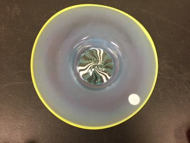 Blown Art Glass Charger