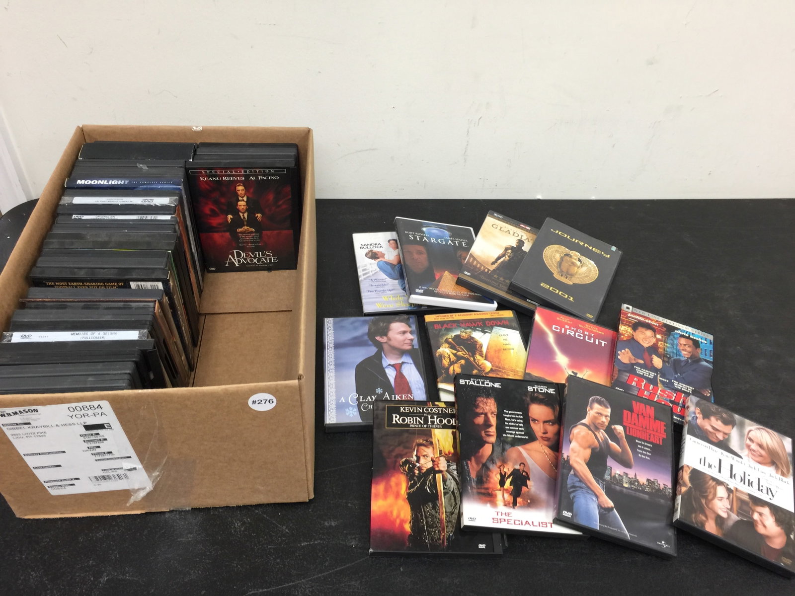 DVD's: Includes Earth WInd & Fire, Dave Matthews band, Chicago, plus.