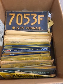 Vintage License Plates