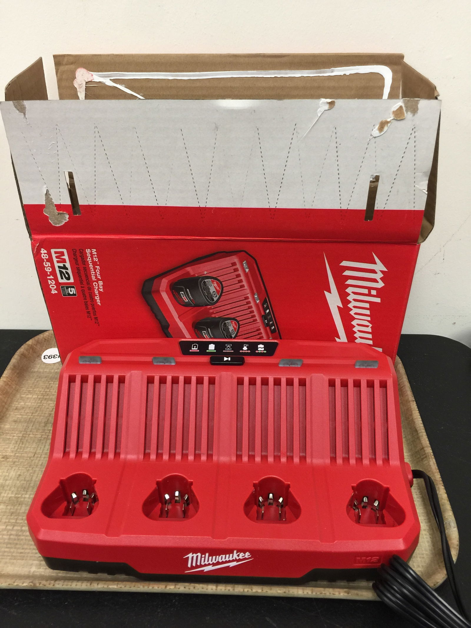 Milwaukee M-12 Four Bay Battery Charger (1 of 3)