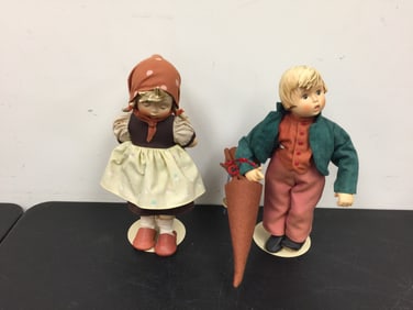 Pair Hummel Dolls