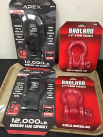 4 Badland Steel Wench Hooks