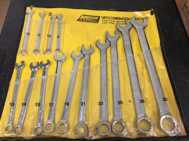 14pc Combination Wrench Set