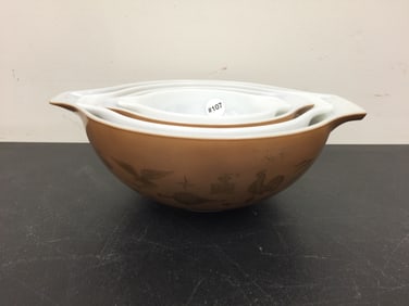 Pyrex "Early American" Nest of Bowls (4)