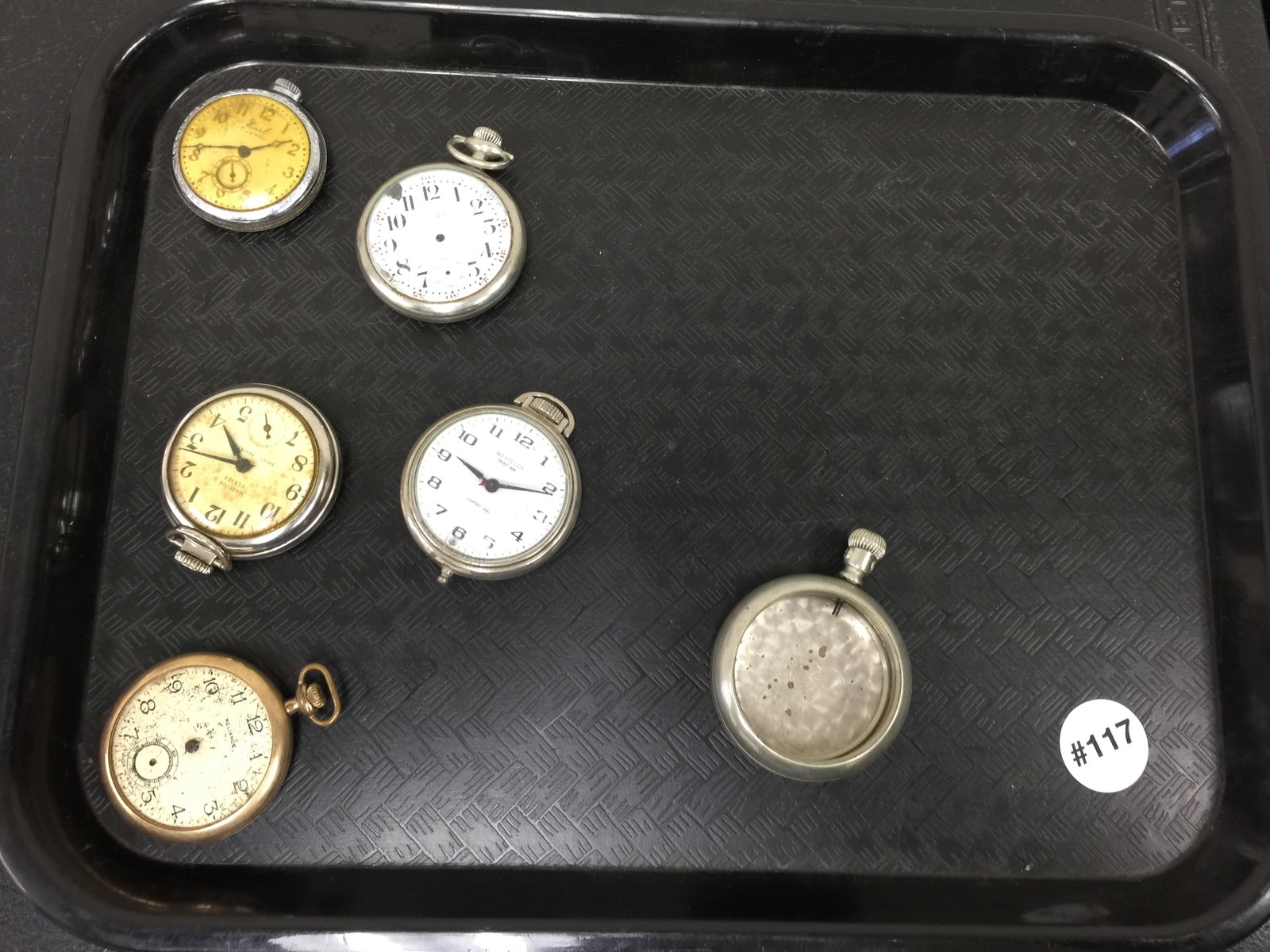 Pocket Watch Lot: westclox, earl 7 jewel, reliance, brighton and case dated 1884.