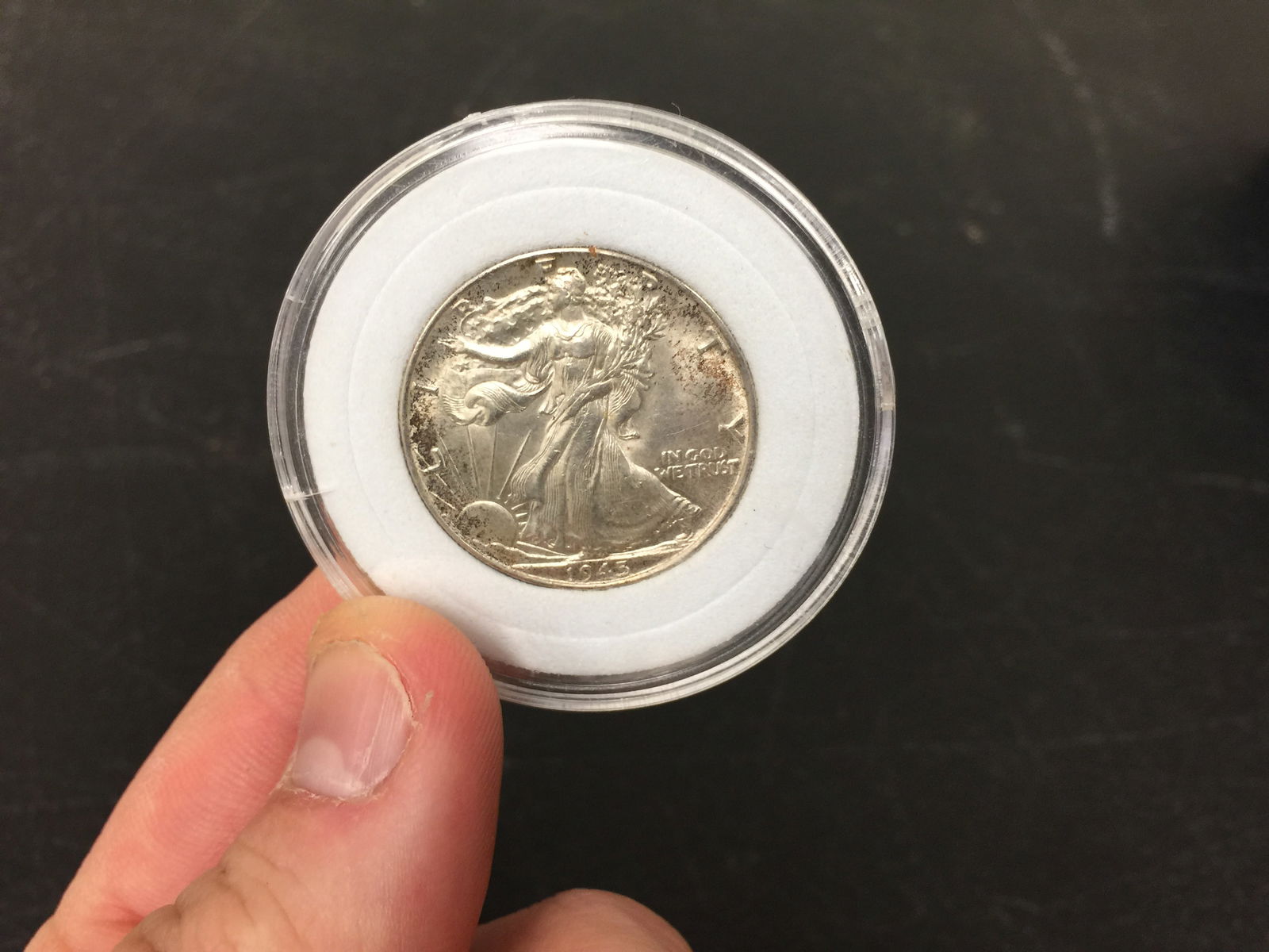 1945 Walking Liberty Half Dollar Coin: 90% silver