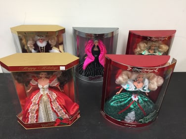 5 Holiday Barbies