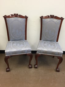 Pair of Chippendale Style Chairs