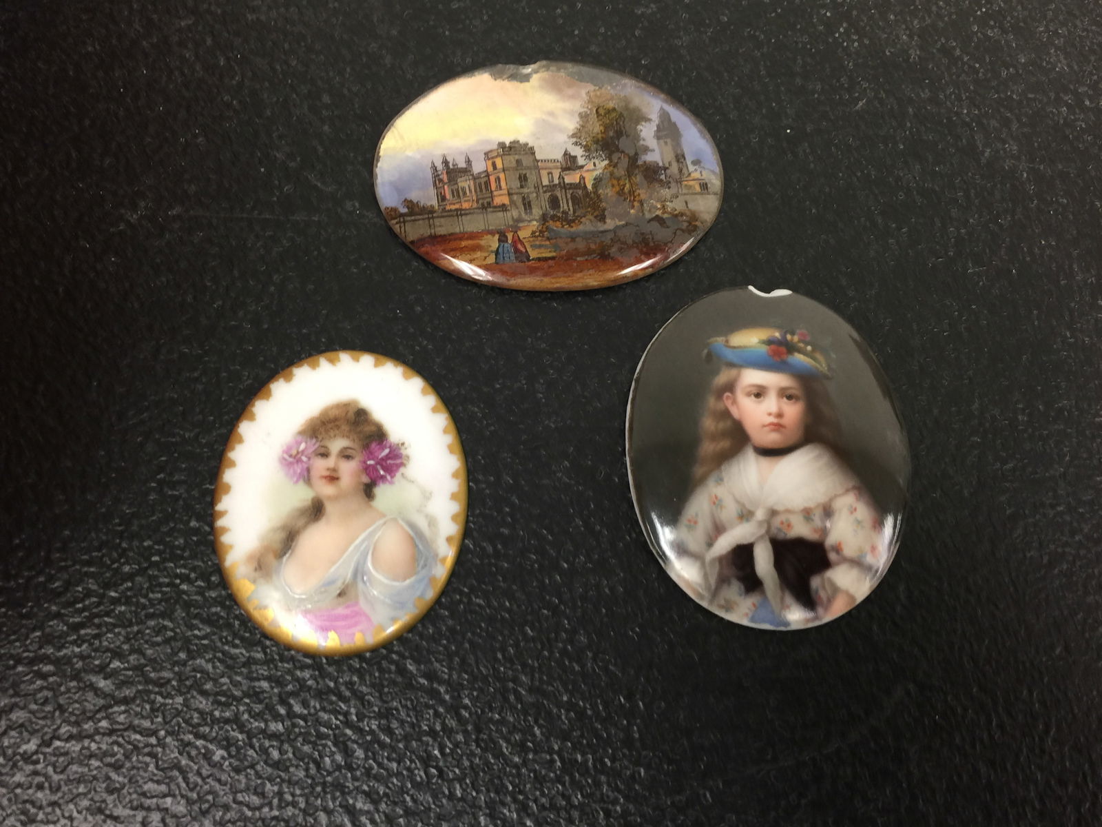 Porcelain Painted Plaques and Mircomoasic Painting (1 of 5)