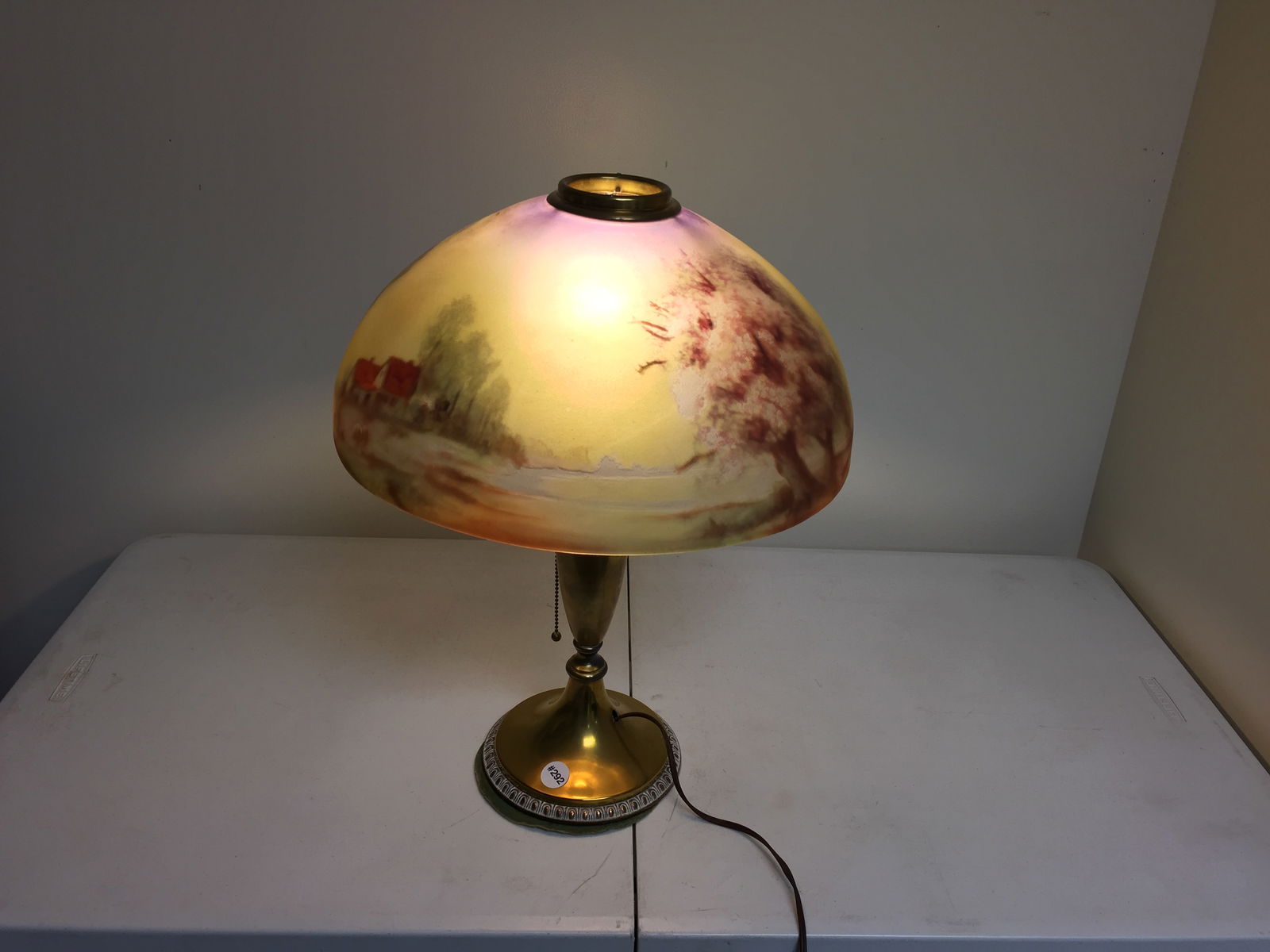 Pittsburgh Revers Painted Lamp (1 of 5)
