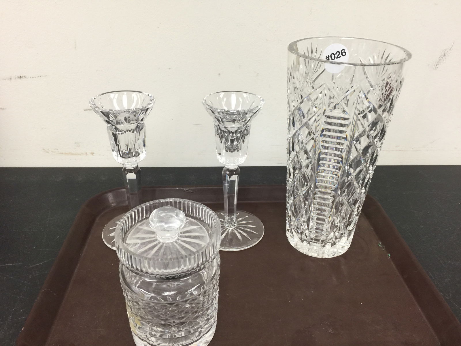 4 Pcs Waterford: Largest 8"