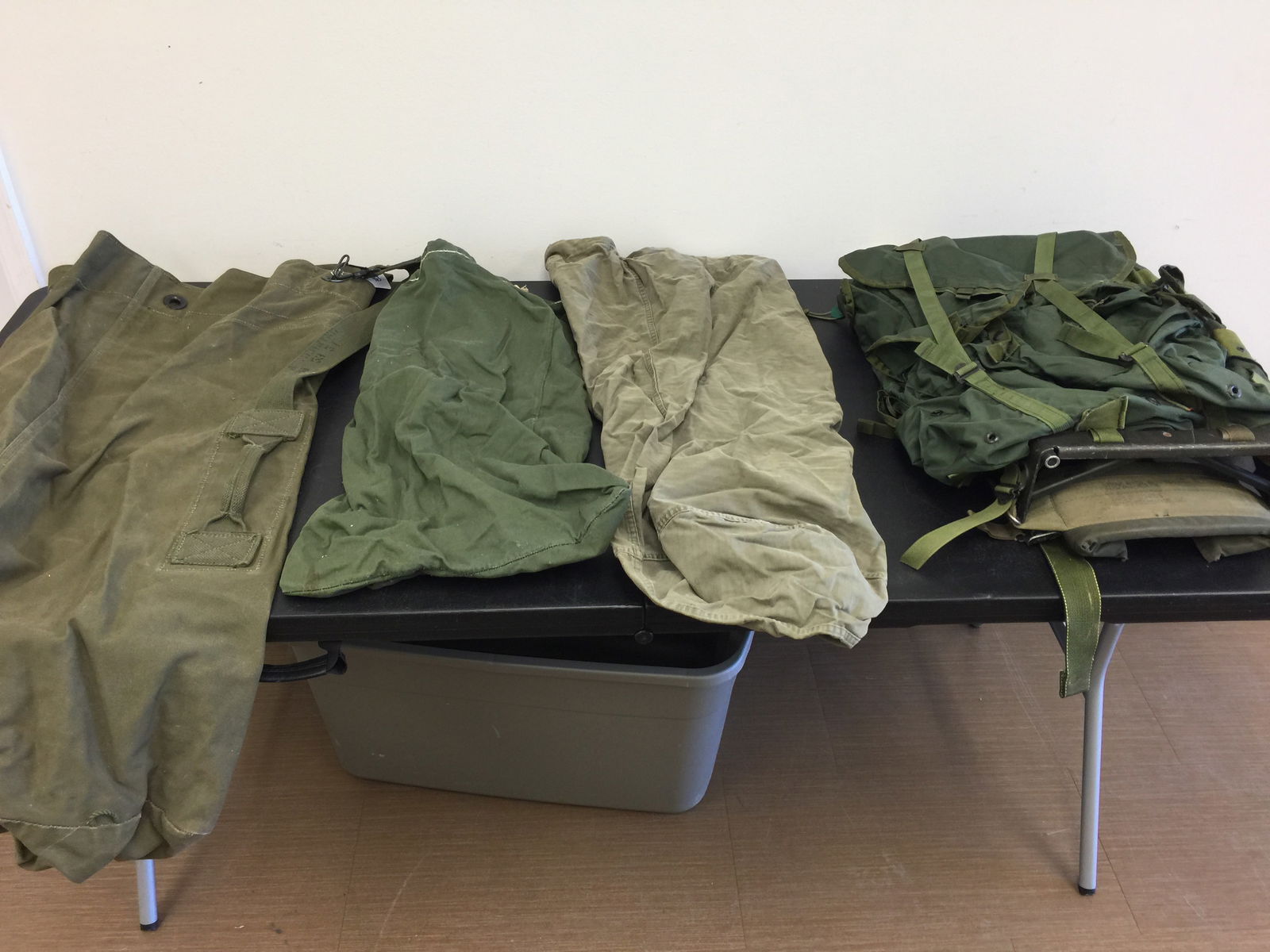 Vintage Military Backpack & Bags (1 of 9)