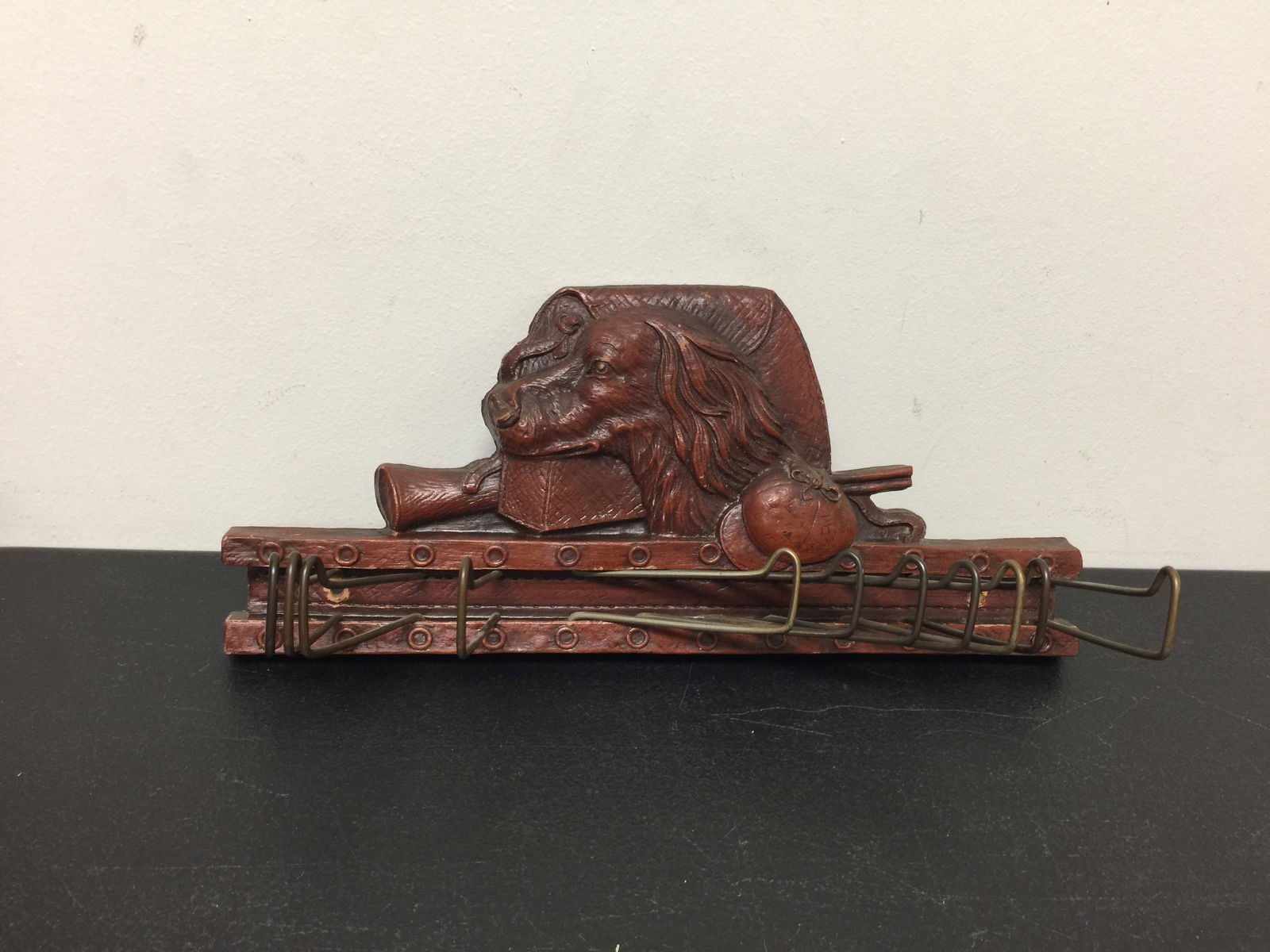 Vintage Syroco Wood Tie Rack (1 of 4)