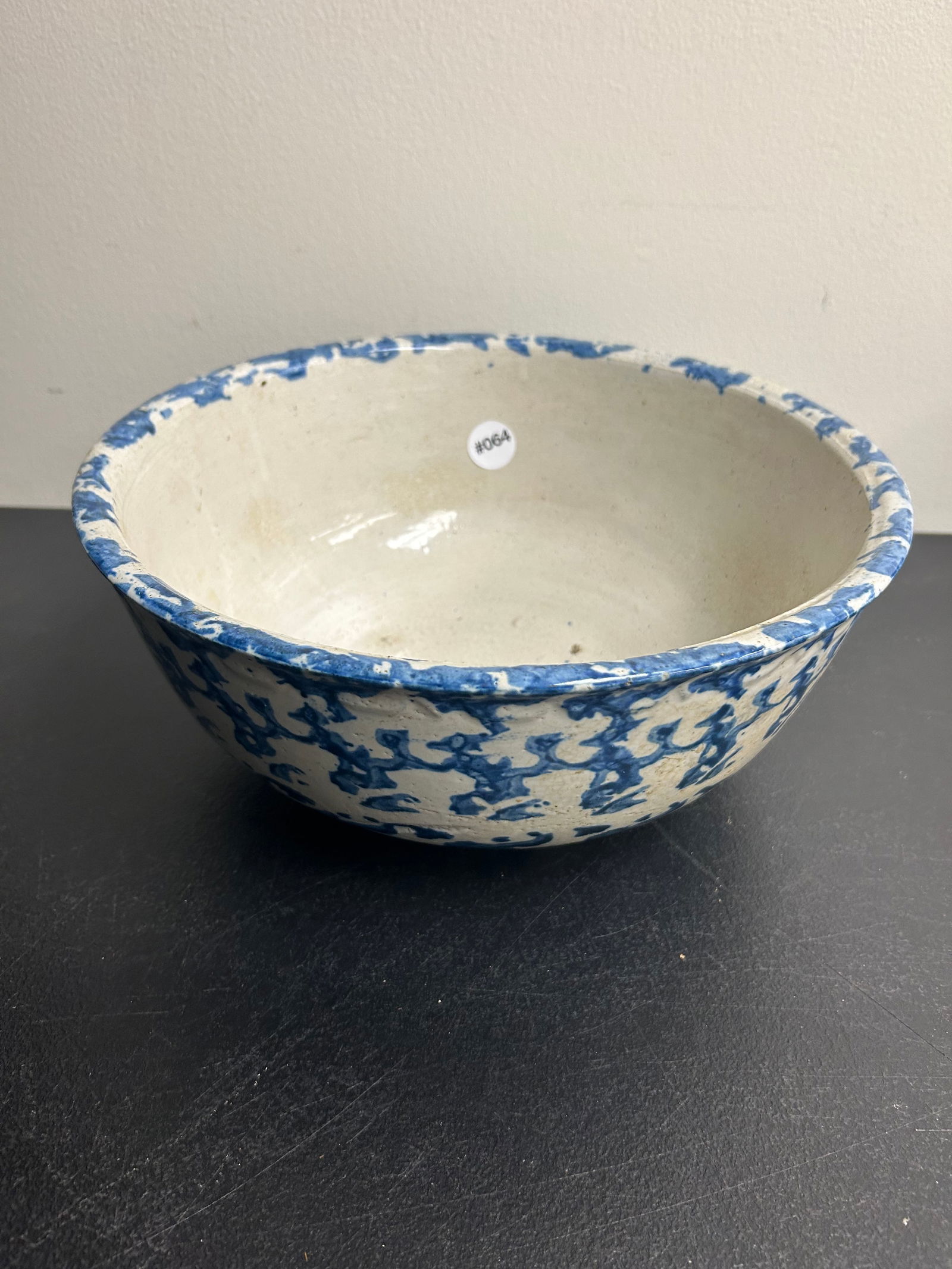 Spongeware Bowl: 5" x 12"