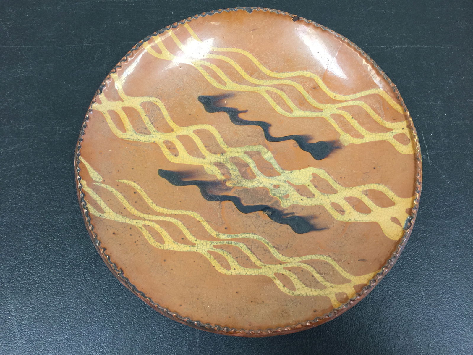 Turtle Creek Redware Charger (1 of 6)