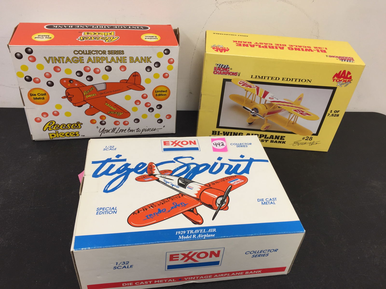 3 Vintage Airplane Models (1 of 5)