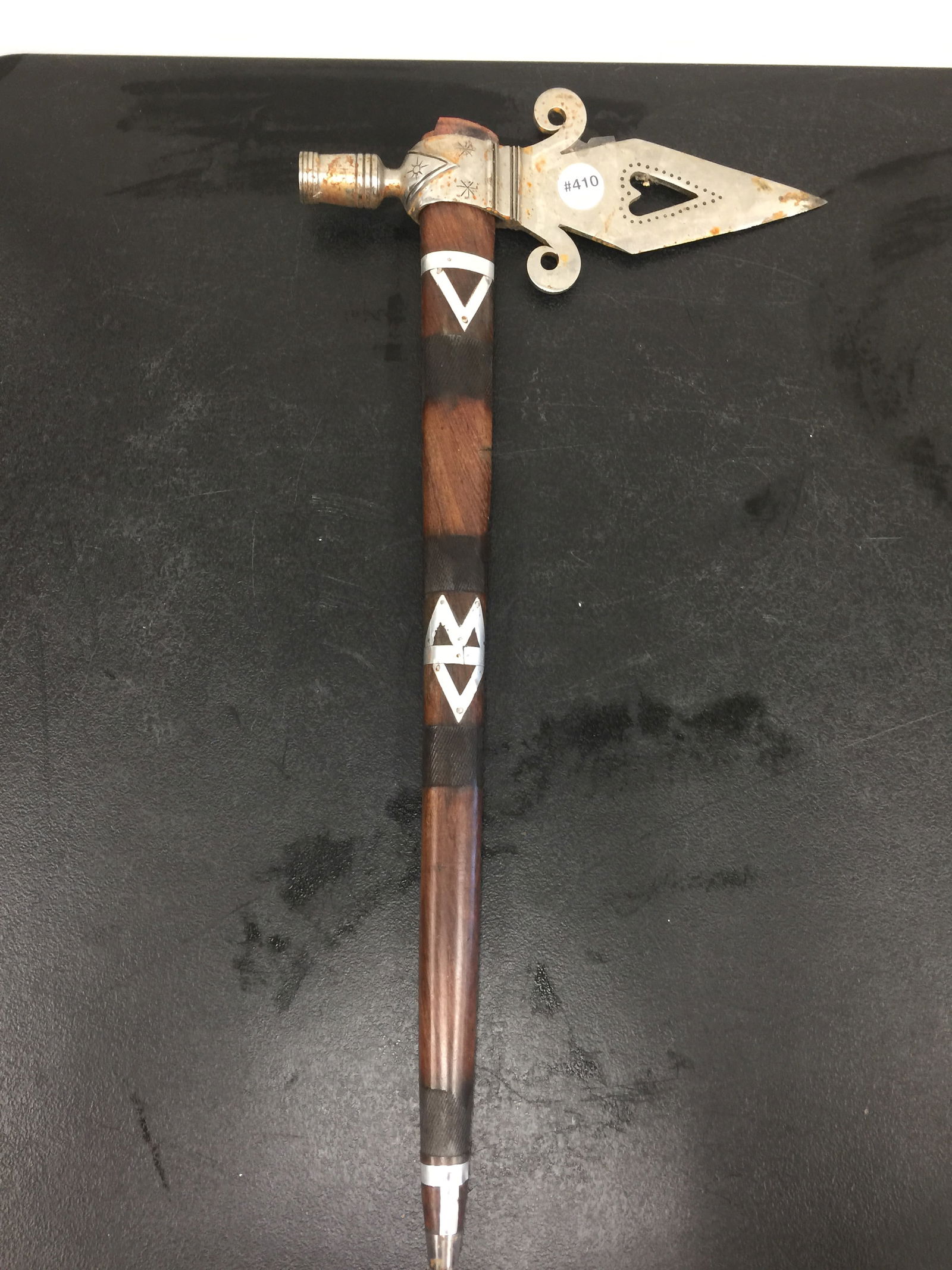 Tomohawk: 23" x 10", has makers tag