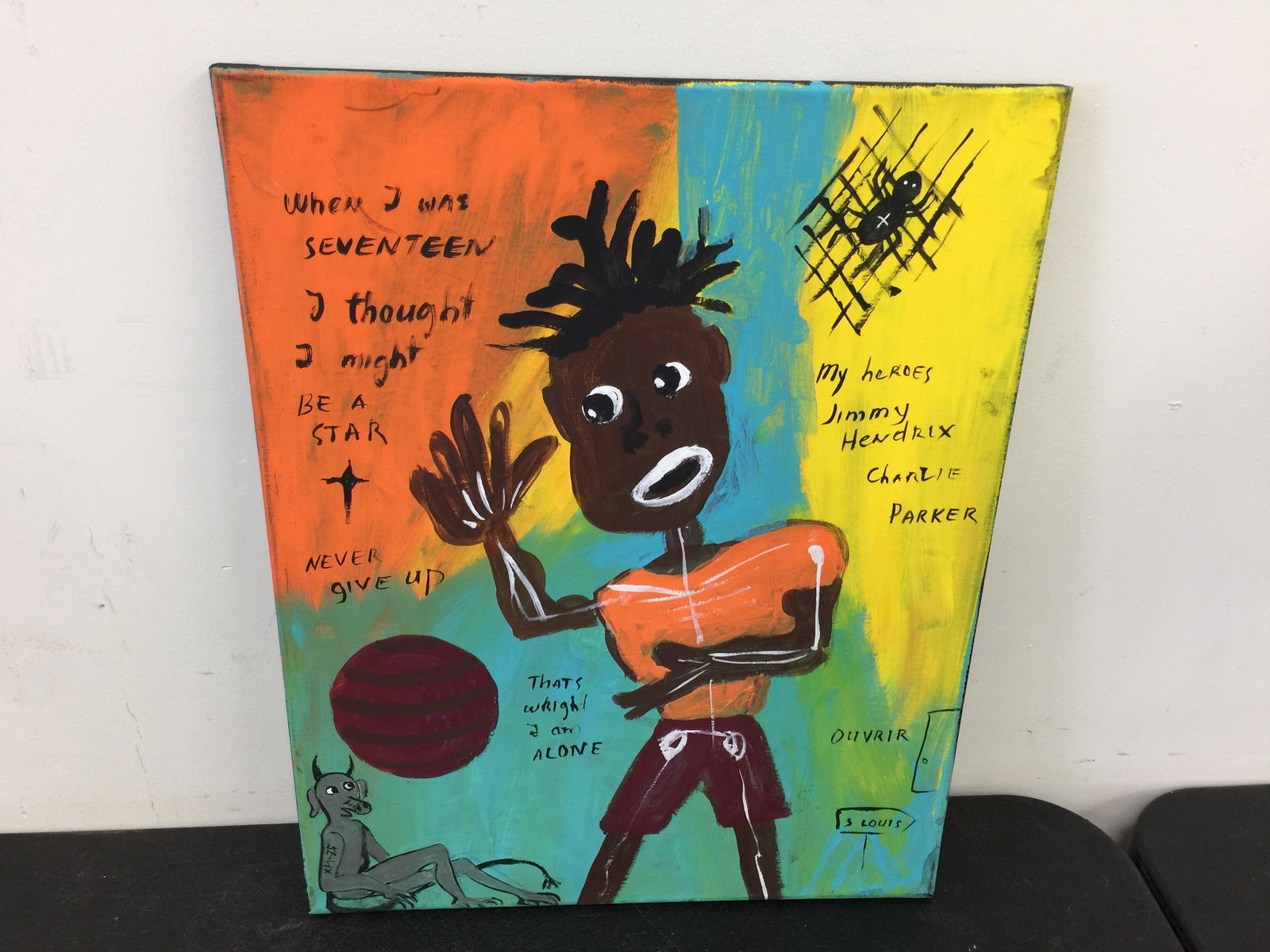 Modern Folk Art Painting (1 of 2)