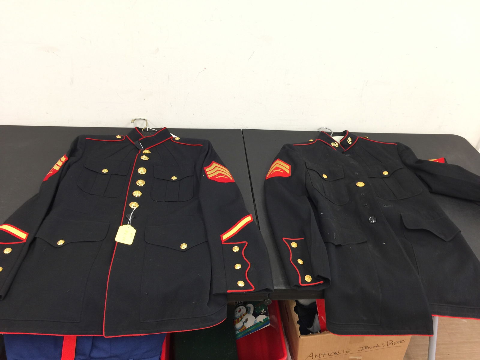 2 Vintage Military Jackets: neither with size tag