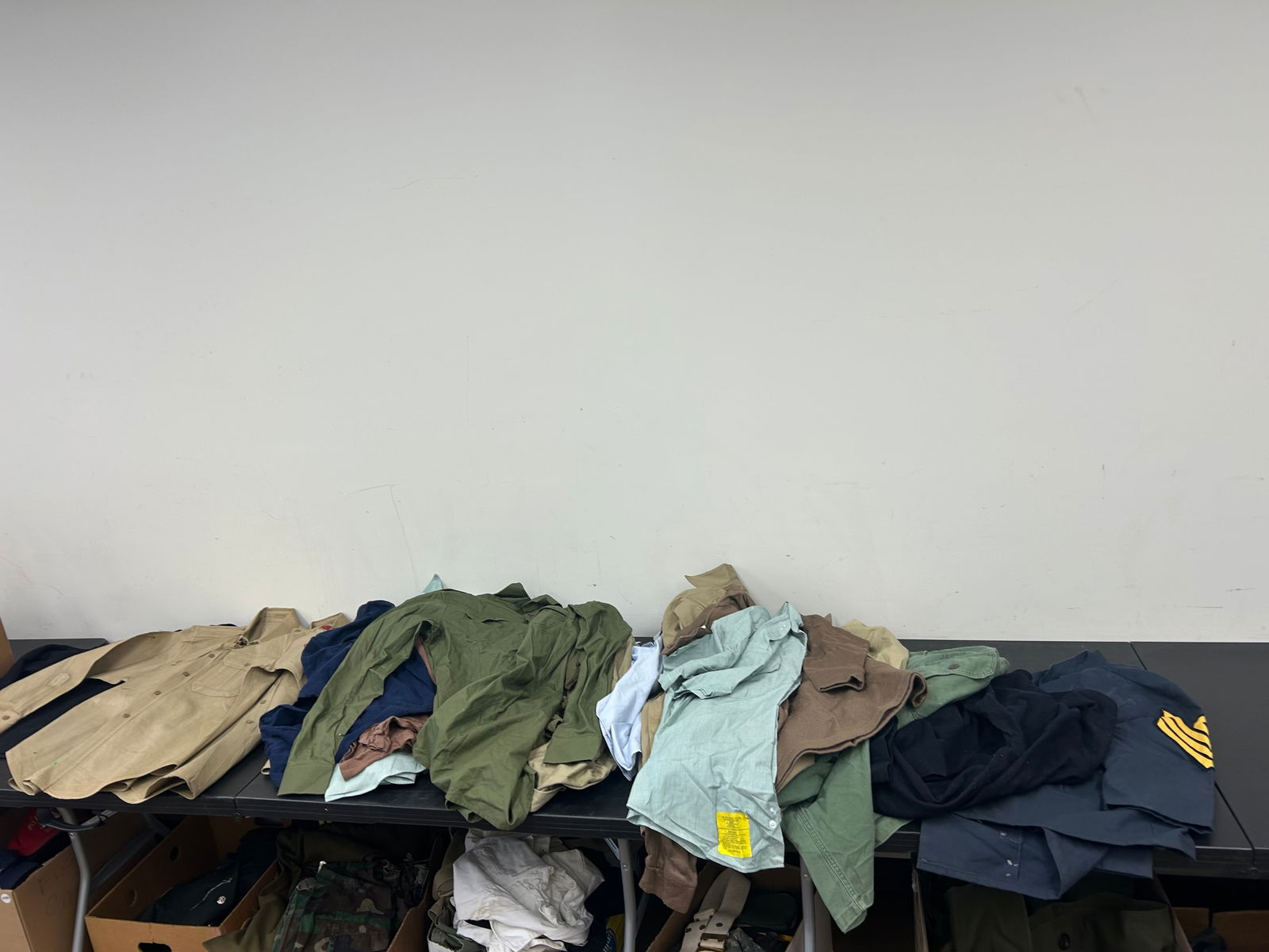 Military Shirts: Most are vintage, some contemporary, large selection.