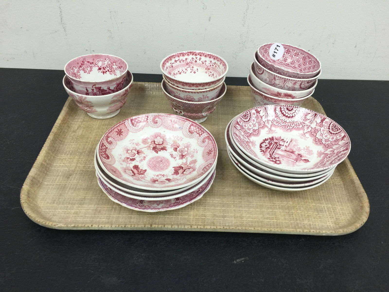 Transferware Cups & Saucers (1 of 6)