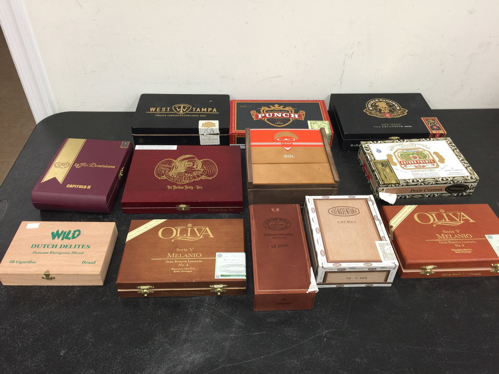Assorted Cigar Boxes (1 of 3)