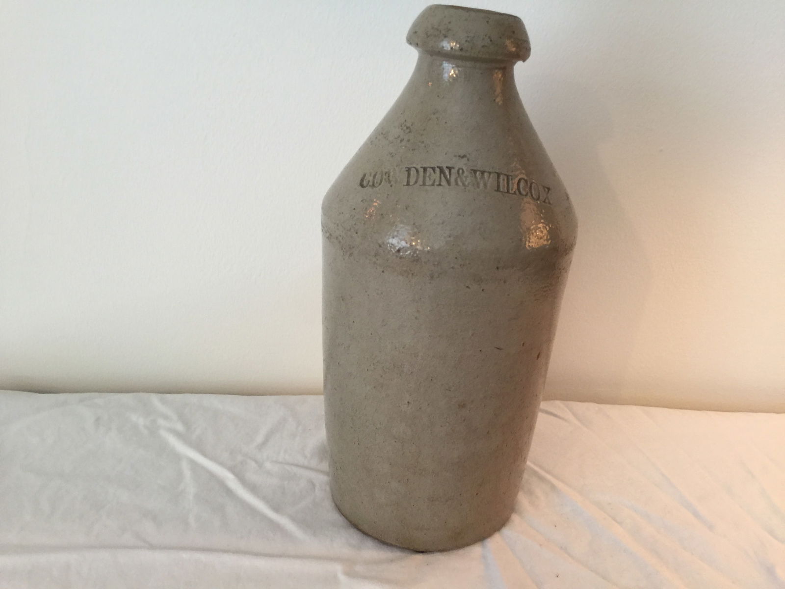 Cowden & Wilcox Stoneware Bottle (1 of 3)